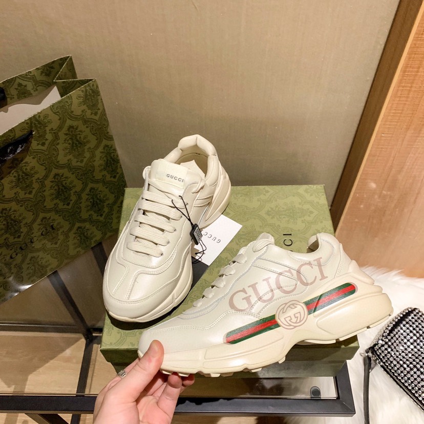 Rhyton Leather Sneakers Size:EU35-EU44