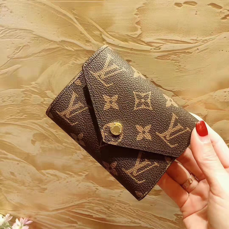 Emilie Wallet Classic Petite Practical Monogram Canvas Made Size 11 * 10cm