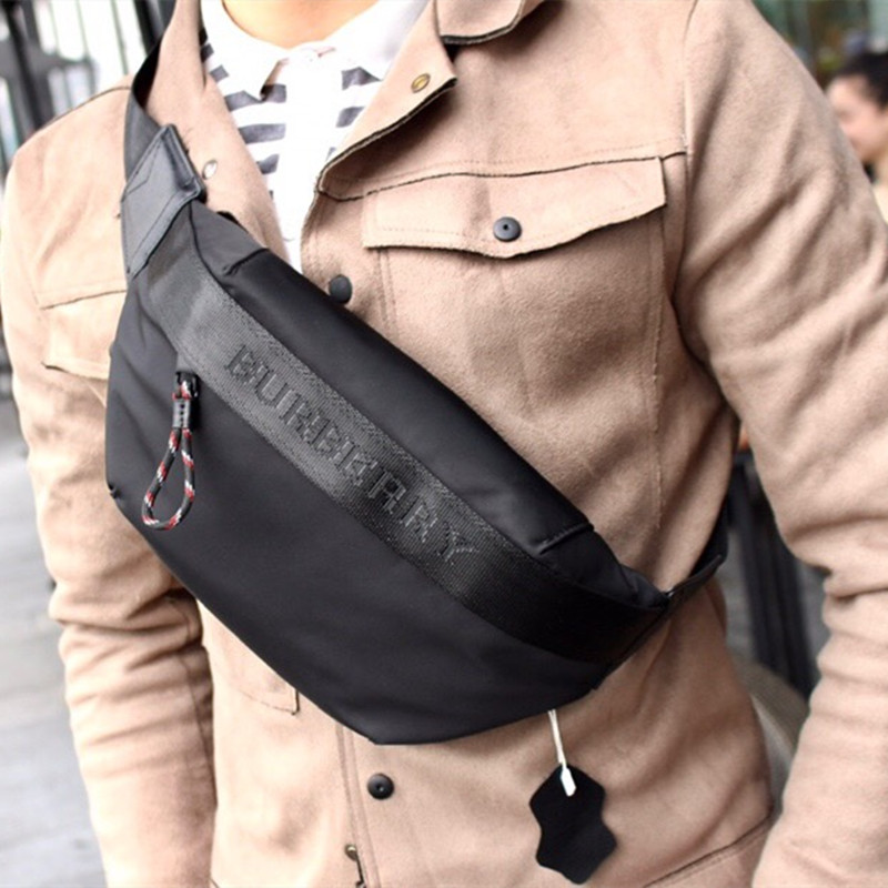 Men's Fanny Pack Chest Bag Fanny Pack Dual-use Style Size 31*7.5*16cm