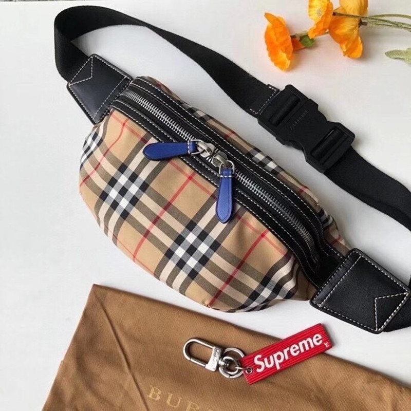 Plaid Belt bag Unisex Fanny Pack Size 31*7.5*16cm