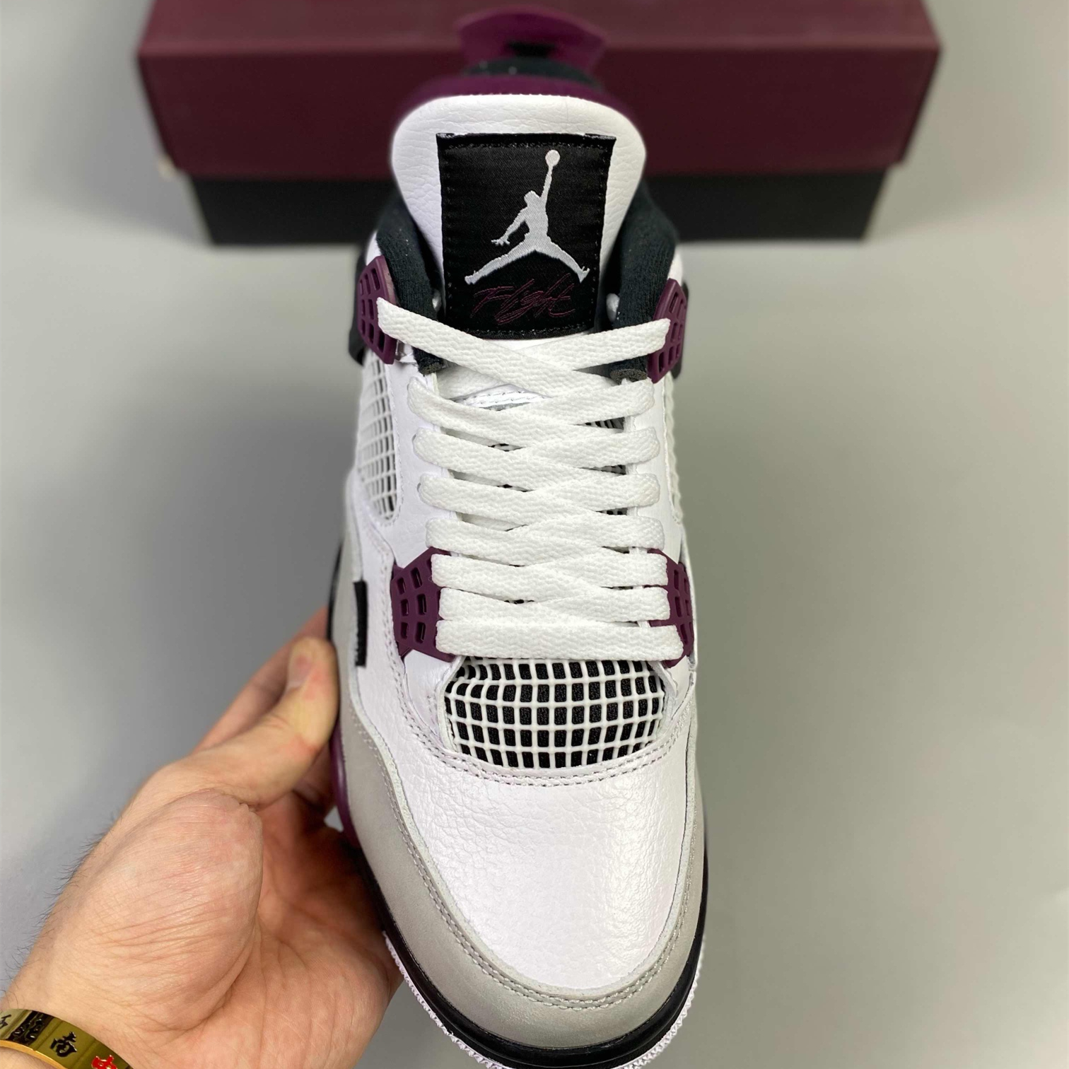 Air Jordan 4 Retro 'PSG'(GS) Paris Saint-Germain Basketball Shoes Size:EU36-EU47