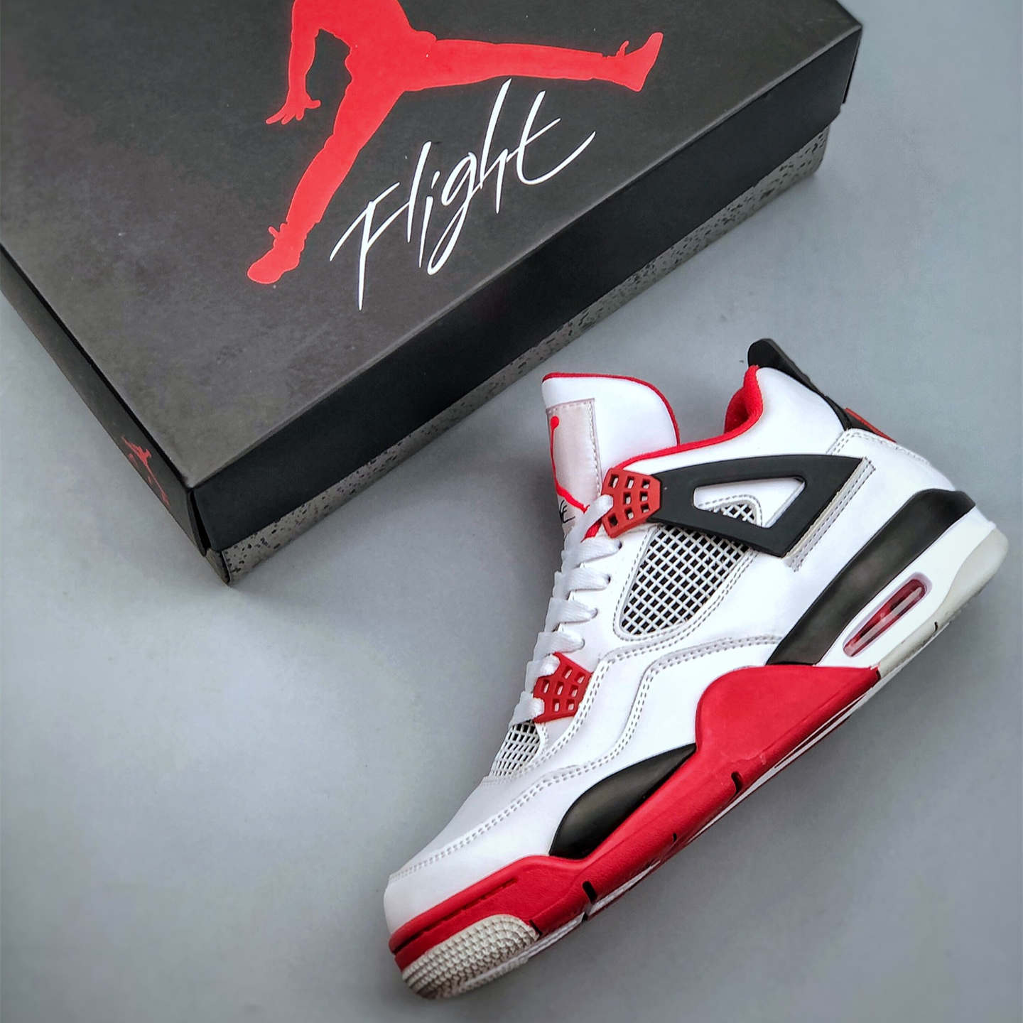 Air Jordan 4 Fire Red Basketball Shoes Size：EU36-EU47