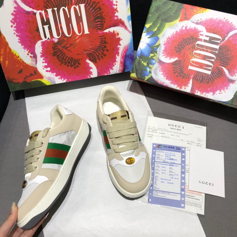 Screener Leather Sneakers Size:EU34-EU44