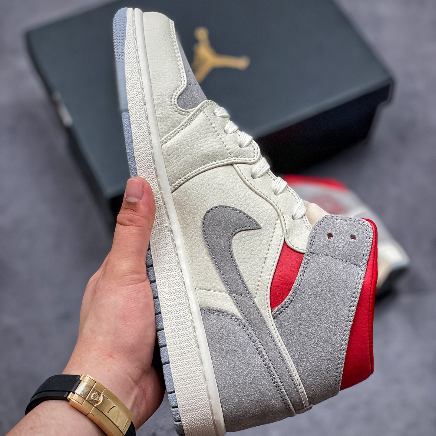 Air Jordan 1 Mid Leisure Board Shoes EU36-EU47.5/ US4-US13