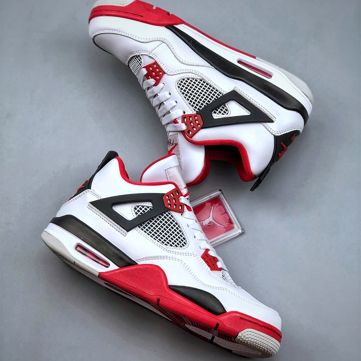 Air Jordan 4 Fire Red Basketball Shoes Size:EU36-EU47