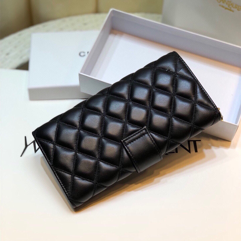 Women's Black Classic Wallet Size 20*10cm