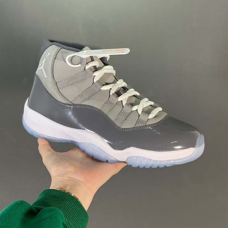air jordan 11 retro aj11 Sport casual shoes cool grey Size：EU36-EU46