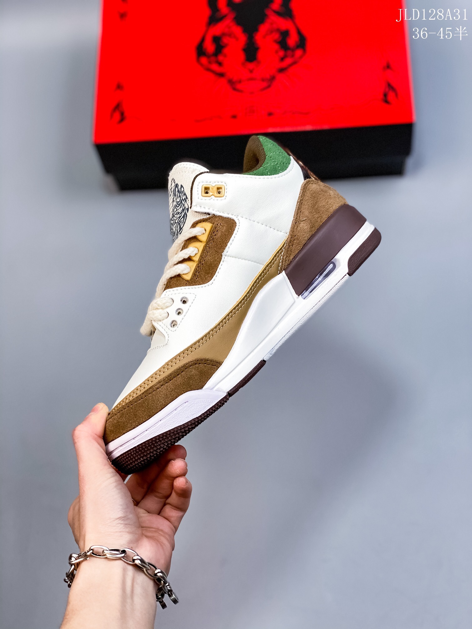 Air jordan 3 retrolaser orange casual shoes Size:EU36-EU45