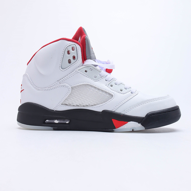 air jordan aj5 retro“fire red” Sport casual shoes Size:EU36-EU47