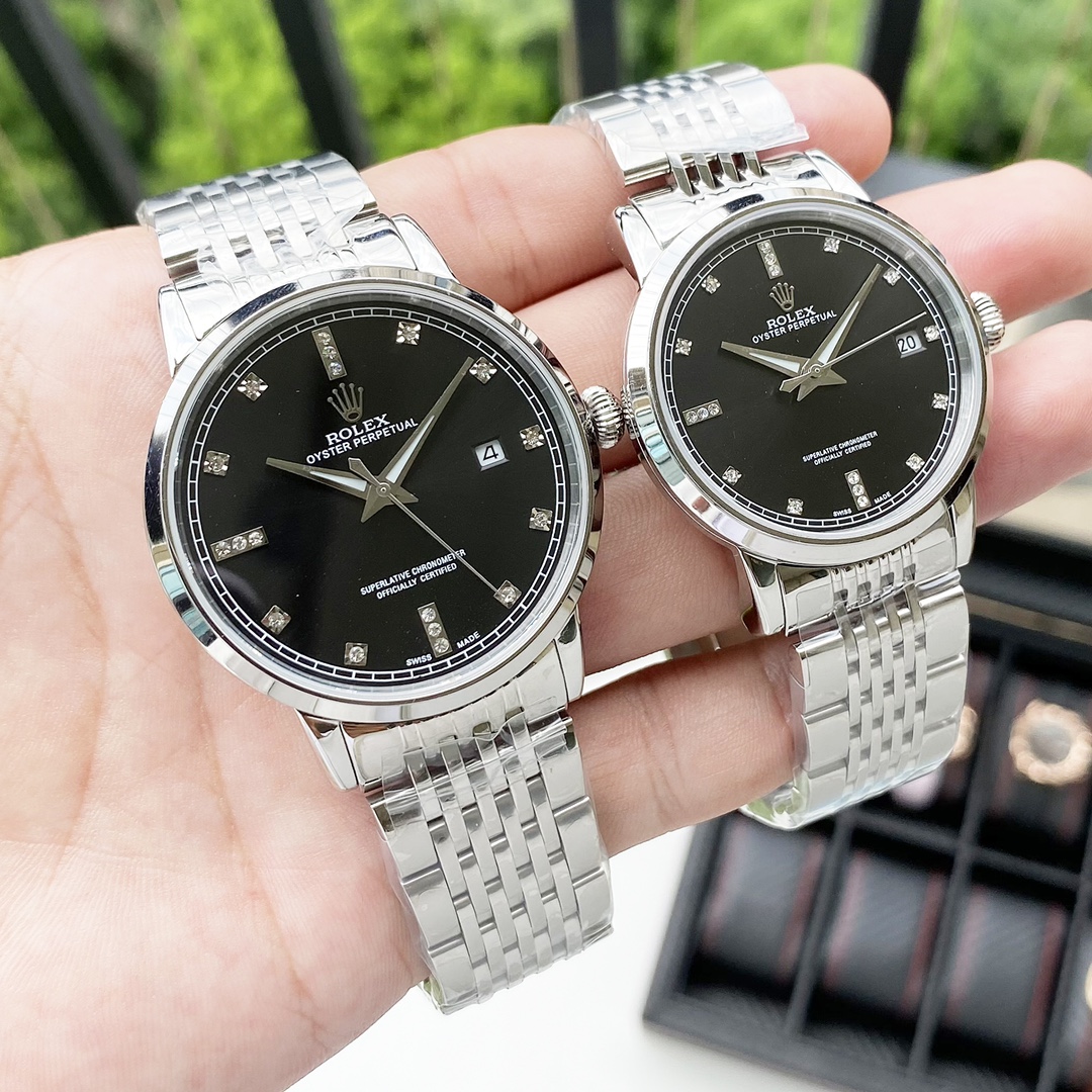 Classic Collection Couple Mechanical Watches,men40×11mm,women35×11mm Watch