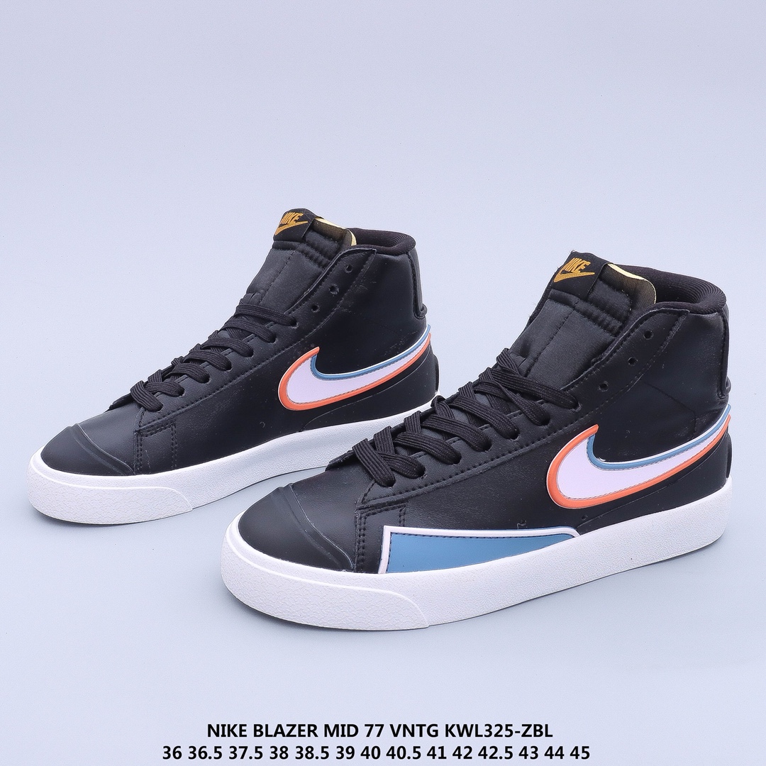 blazer mid 77 infinite “rubberized black” sport casual shoes Size：EU36-EU45