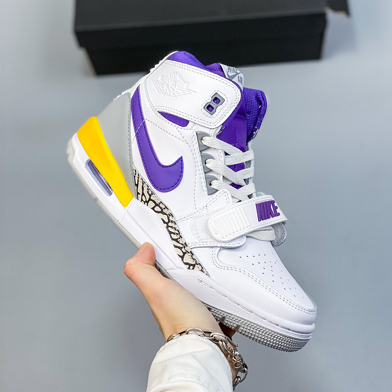 just don x jordan legacy 312 summit whiteblue sport casual shoes Size：EU36-EU46