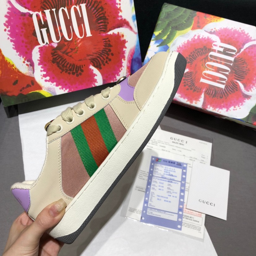 Screener Leather Sneakers Size:EU34-EU44