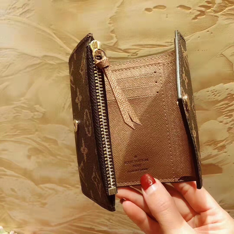 Emilie Wallet Classic Petite Practical Monogram Canvas Made Size 11 * 10cm