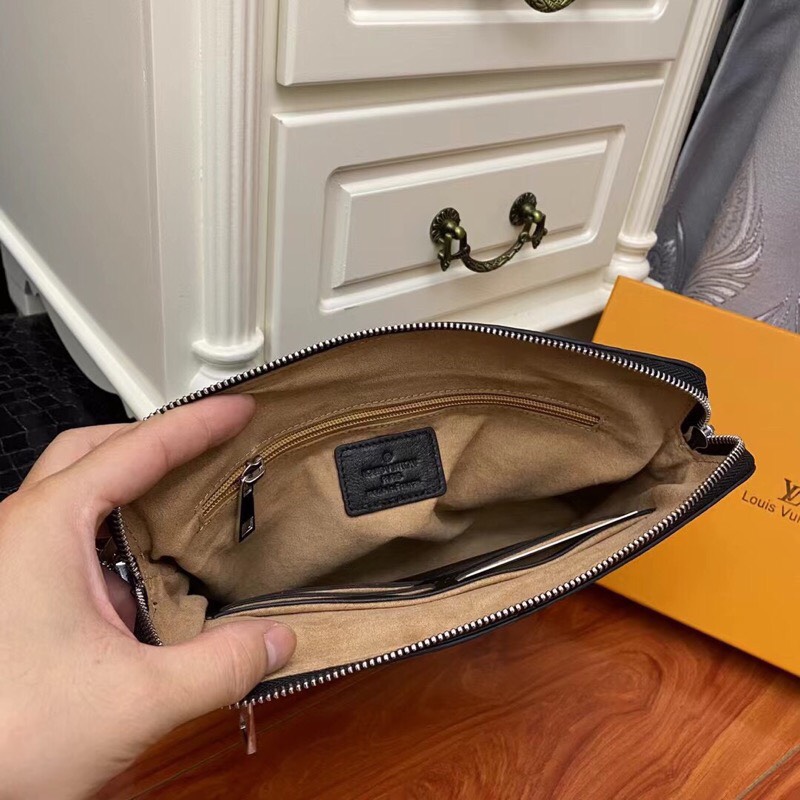 Men's Wallet Handbag Combination Lock Clutch Bag Size 28*18*3 cm