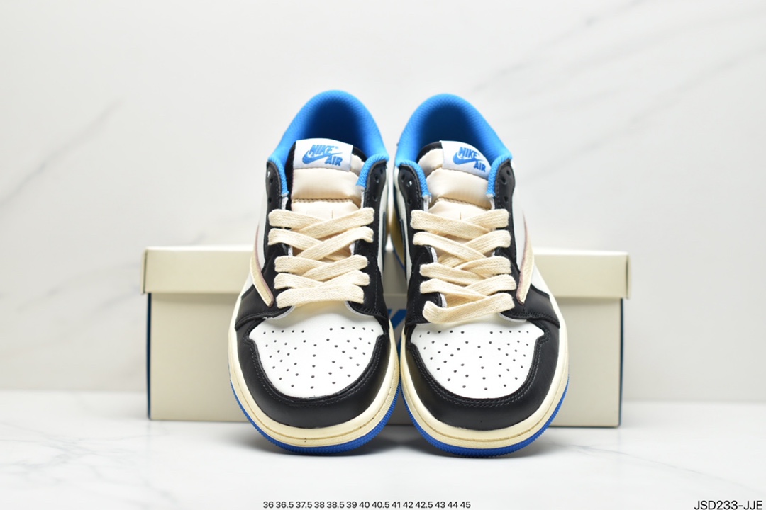travis scott x air jordan aj1 low qx Sport casual shoes Size:EU36-E45