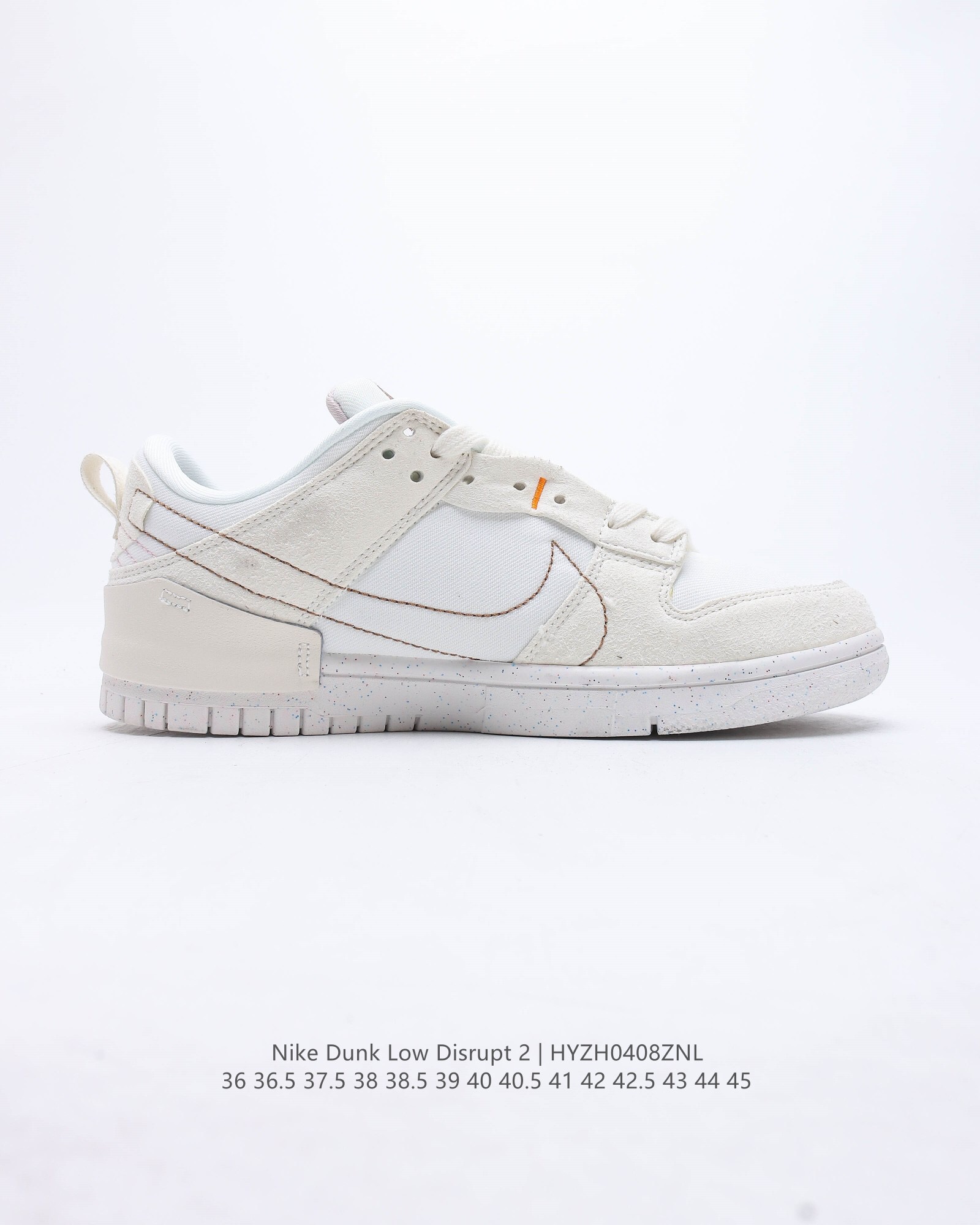 Wmns dunk low disrupt 2 pale ivory casual shoes Size:EU36-EU45