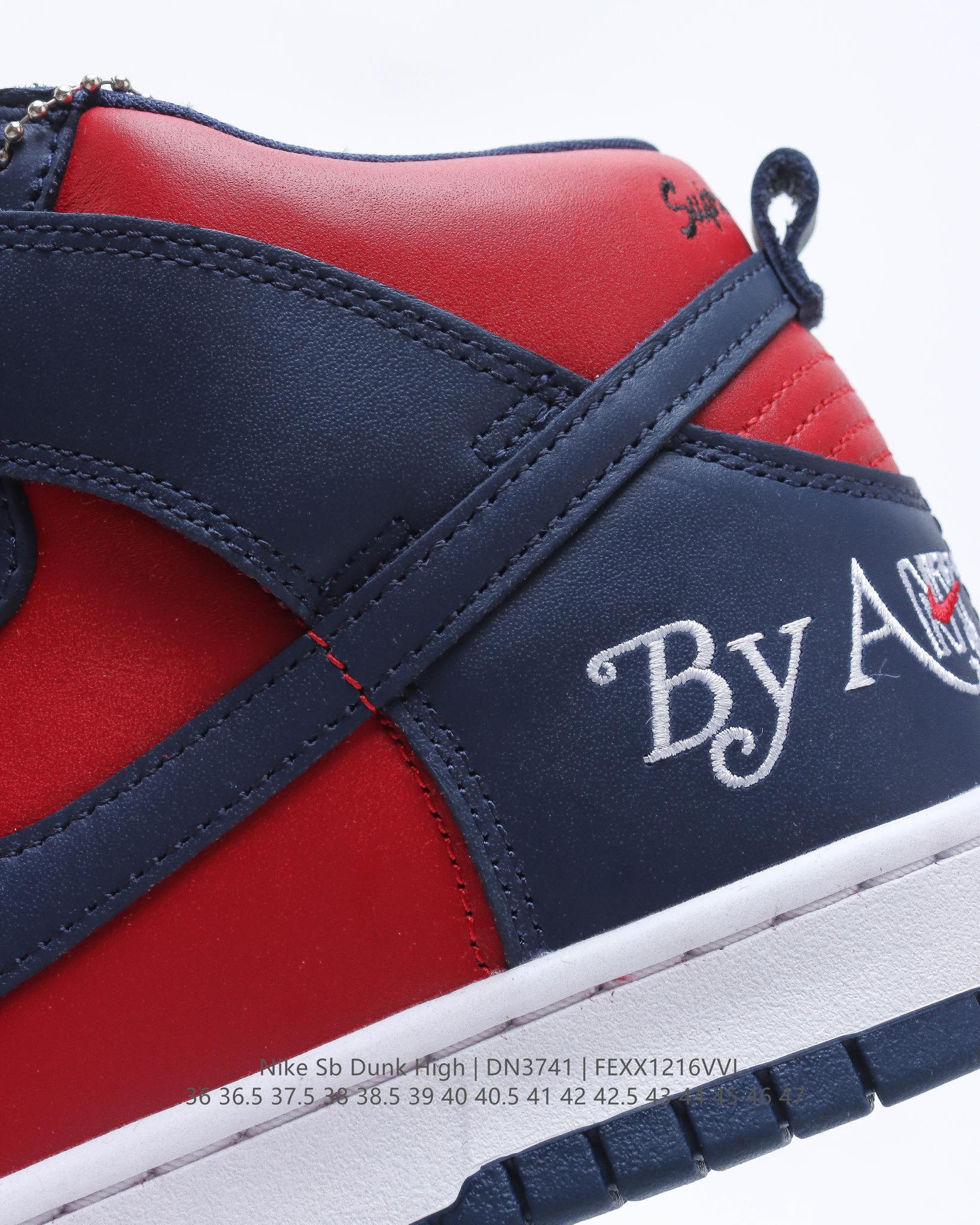 sb dunk high redbluelove casual shoes Size:EU36-EU45