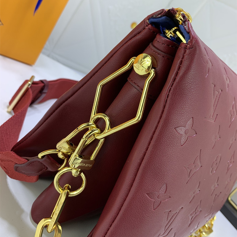 Coussin Small Bag Wine Red Size 26*20*12cm