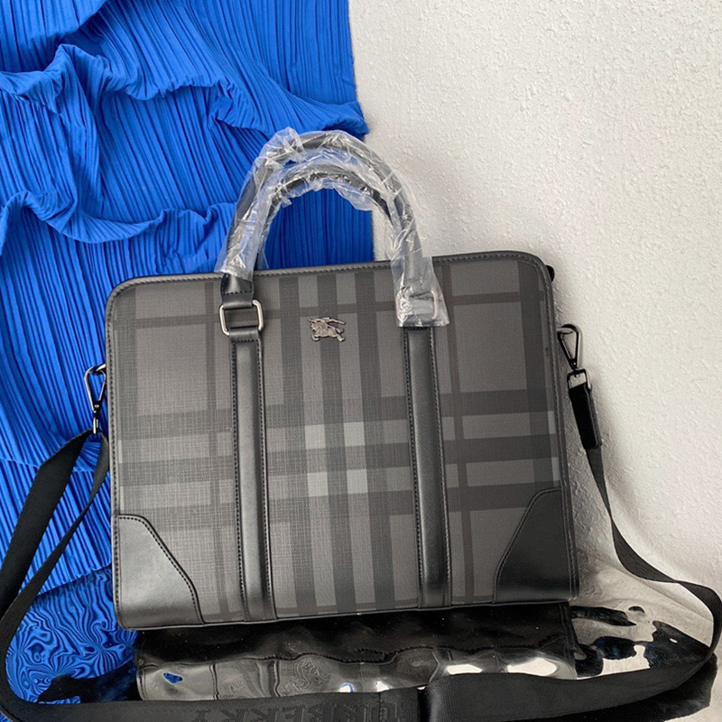 Men's Briefcase Plaid Bag Size 37 * 29cm