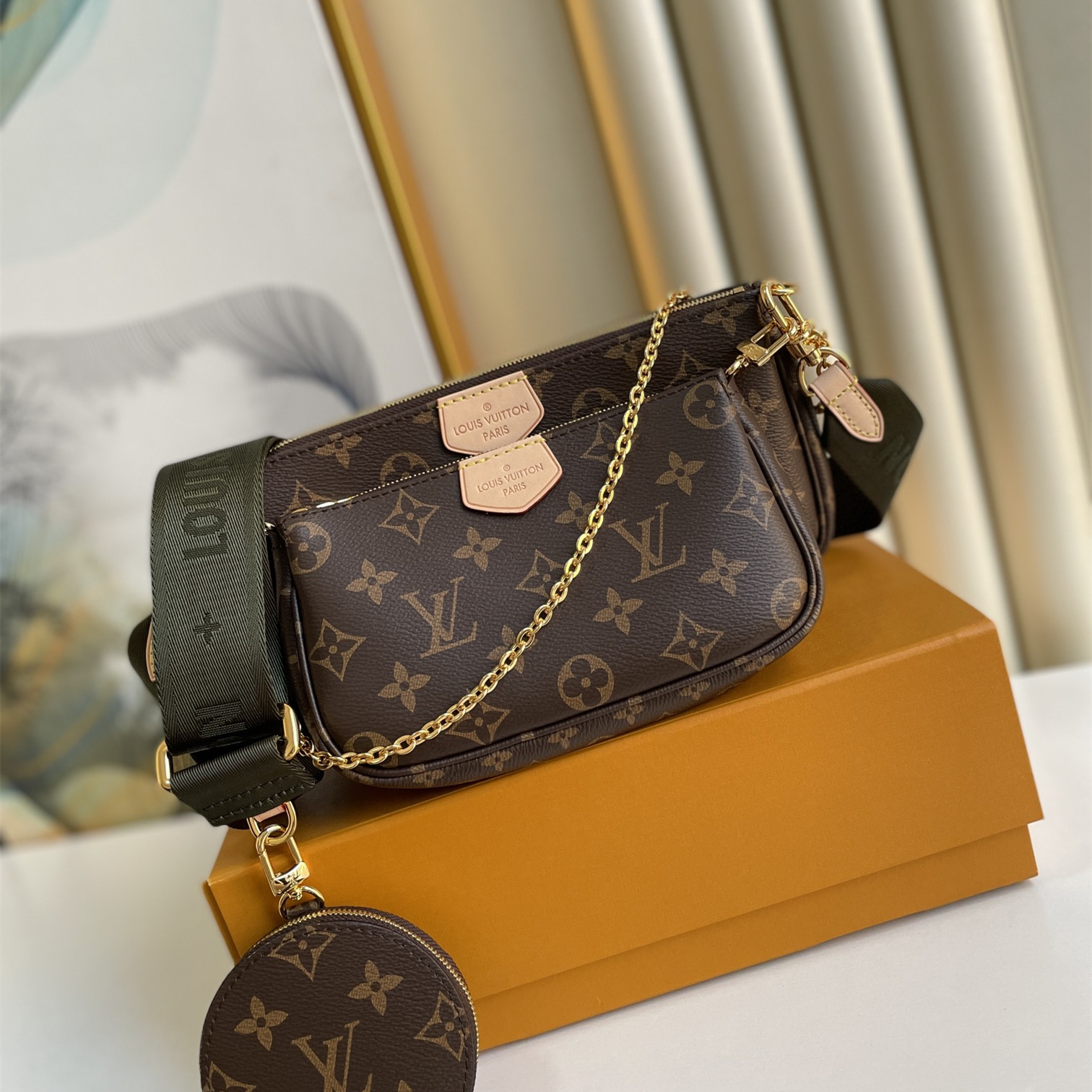 3in1  Multi Pochette Accessories ,High Quality 1：1