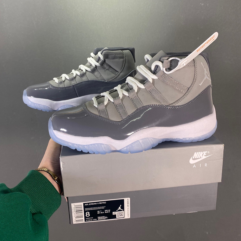 air jordan 11 retro aj11 Sport casual shoes cool grey Size:EU36-EU46
