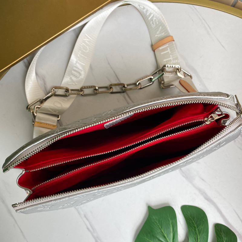 Coussin Small Bag Silver Size 26*20*12cm