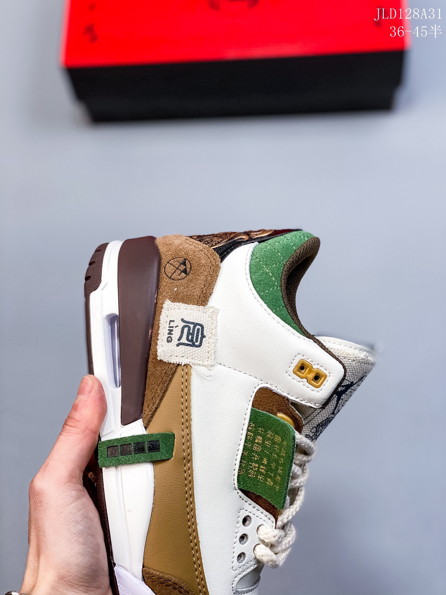 Air jordan 3 retrolaser orange casual shoes Size:EU36-EU45