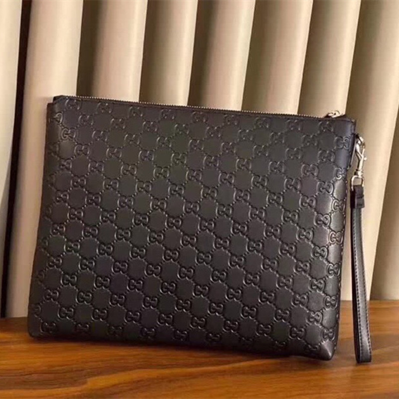 Men's Wallet Handbag Black Size 31*24.5*5 cm