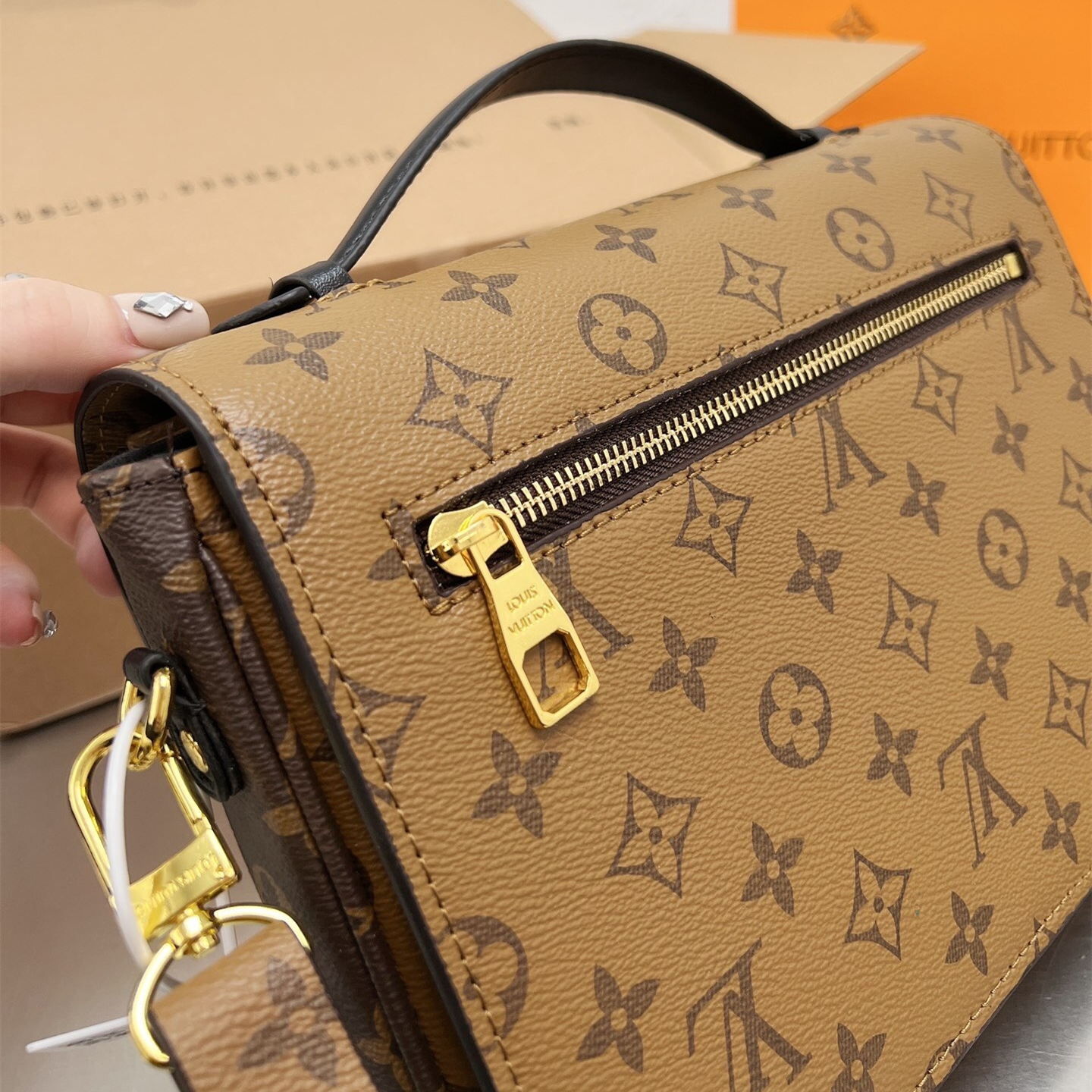 Monogram Reverse Pochette Bags Metis Bags