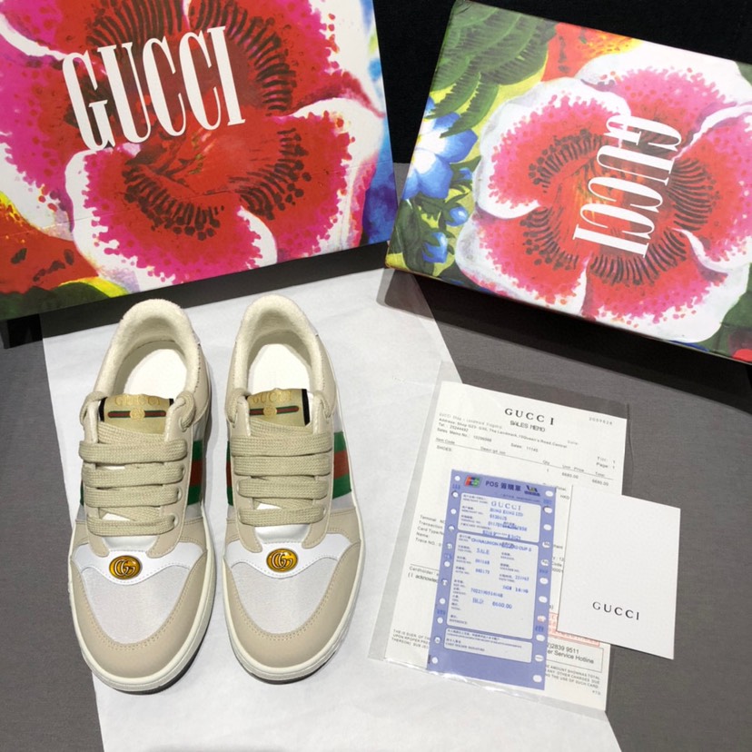 Screener Leather Sneakers Size:EU34-EU44