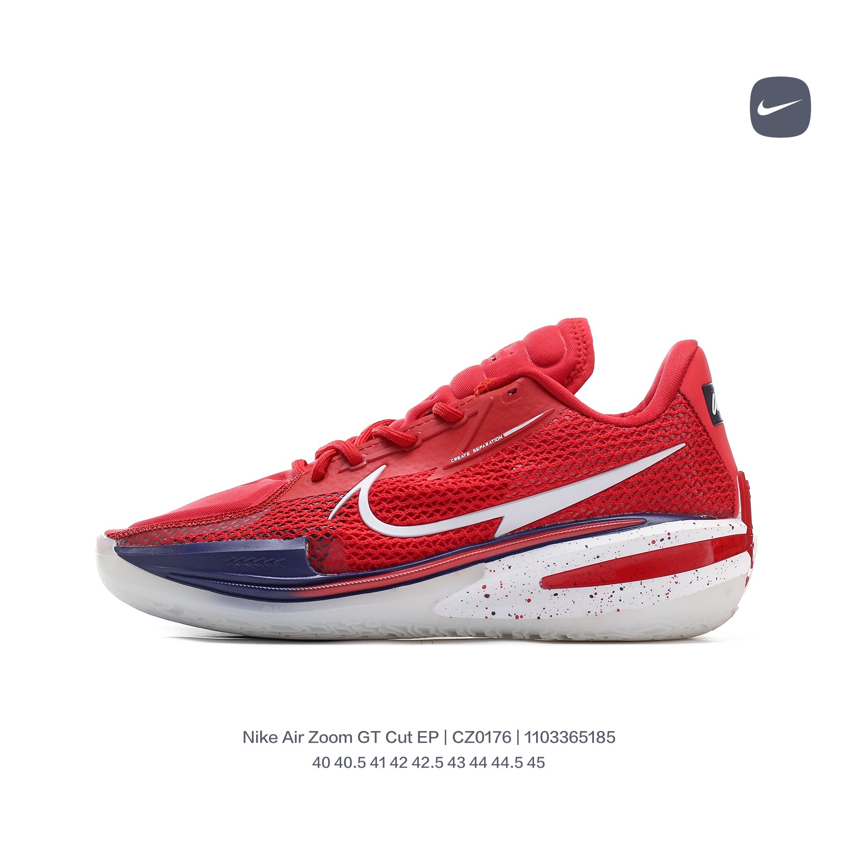 Air Zoom GT Cut Basketball Shoes SIZE:EU40-EU45/US7-US11
