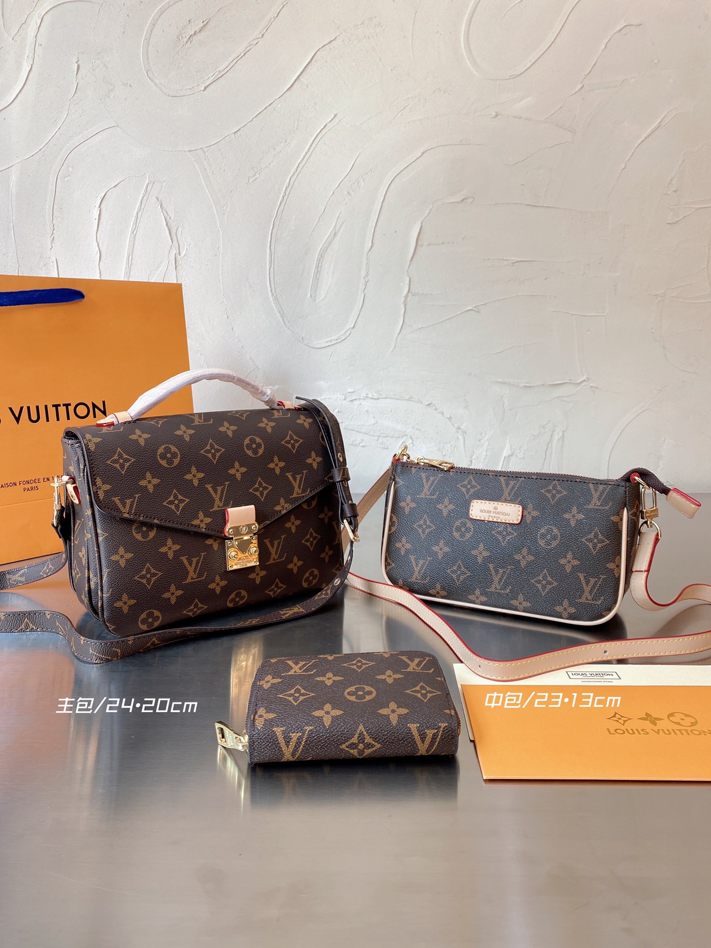 3in1 high quality Fashion Ladies Bags