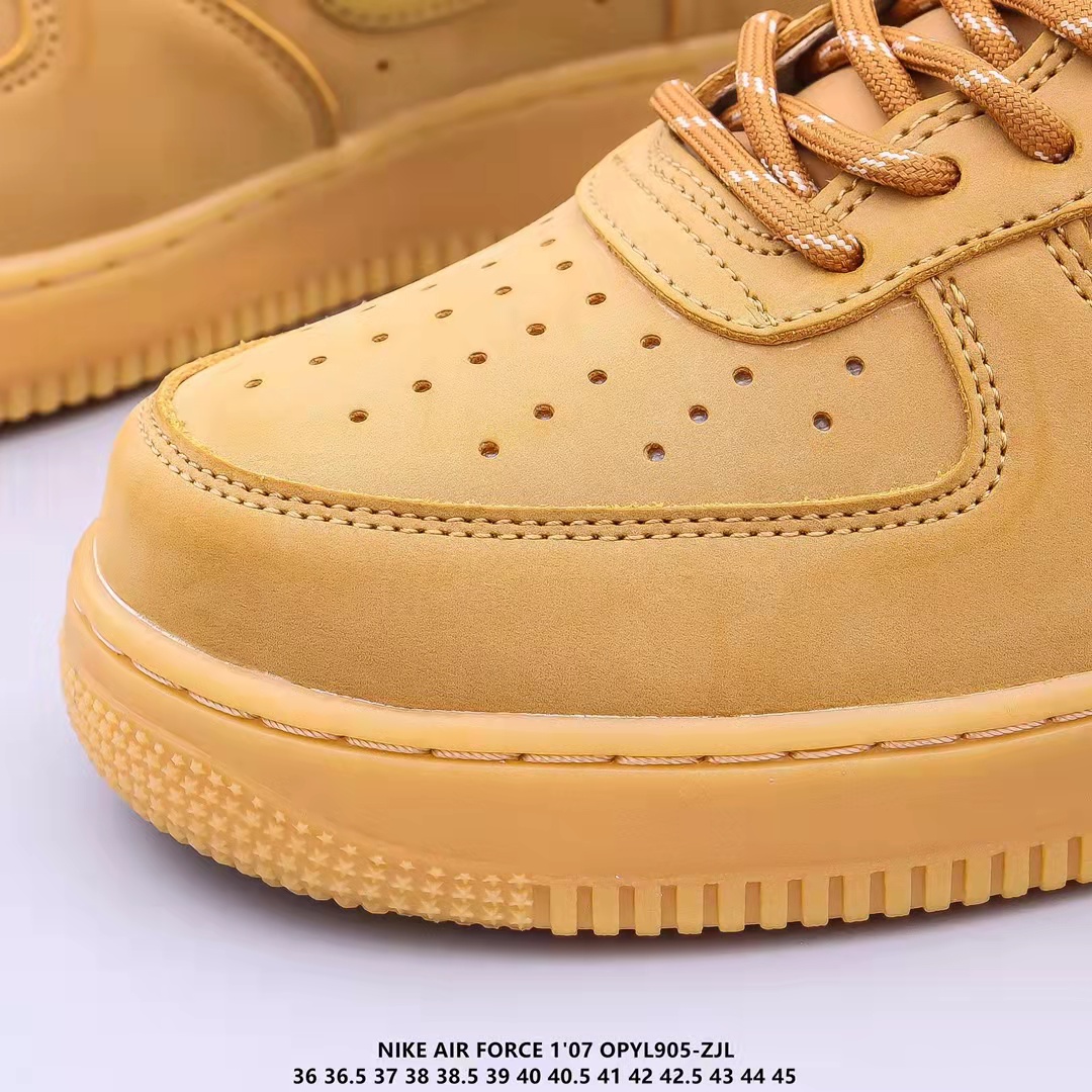 Air Force 1 LOW 07 LV8:Wheat/Flax CJ9179-200 SIZE:EU36-EU45