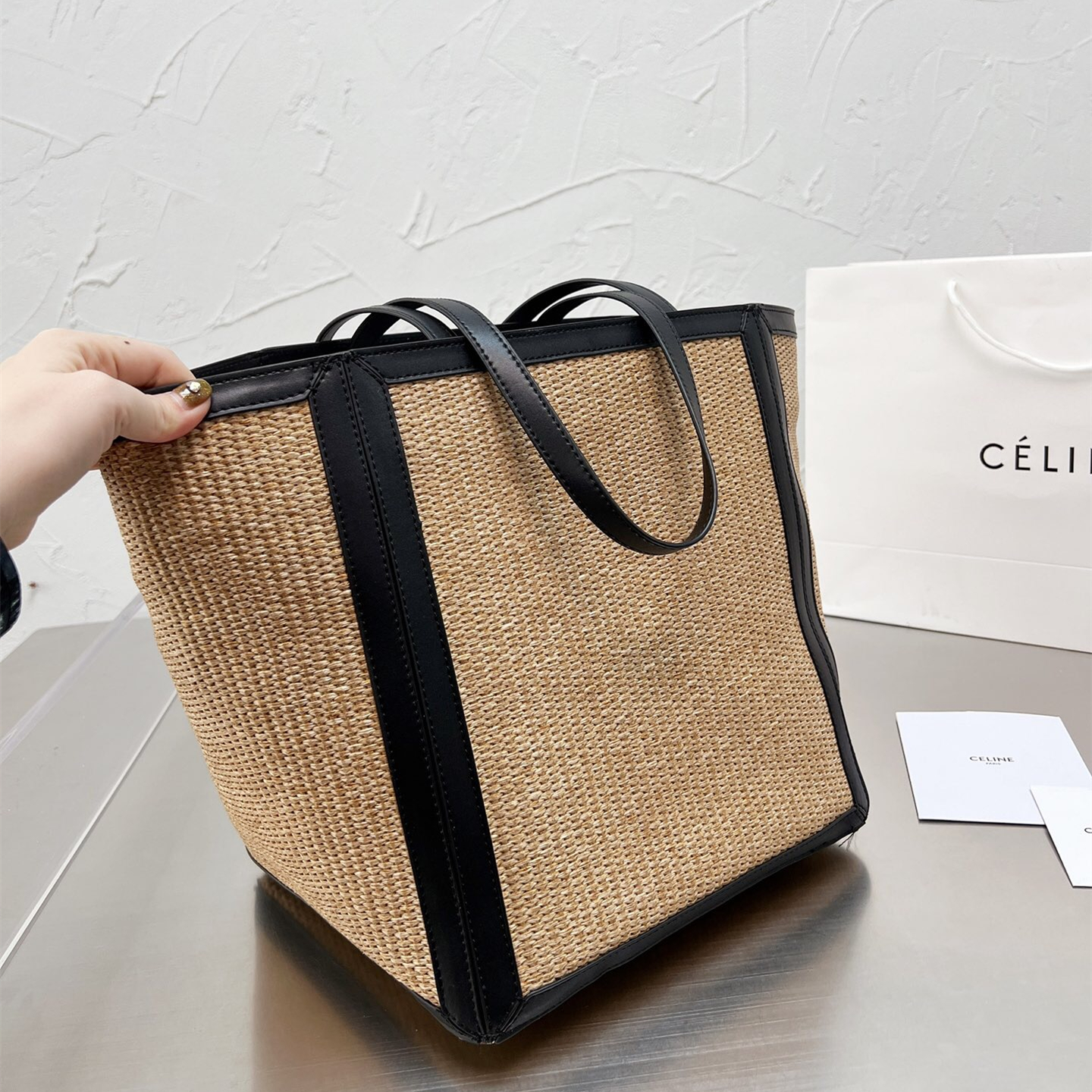 Cabas Triomphe Bags size:28*30cm