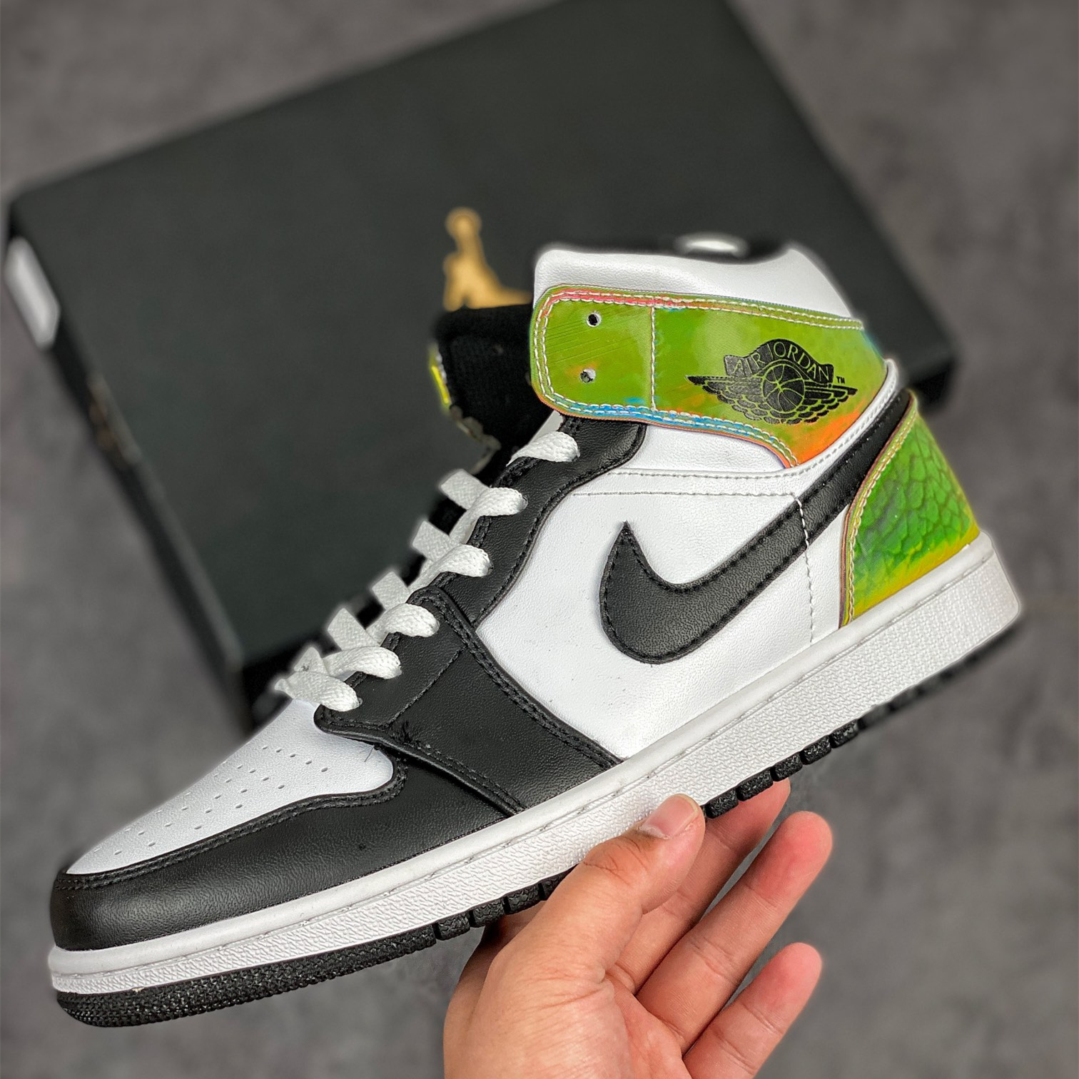 Air Jordan 1 Mid Leisure Board Shoes EU36-EU47.5/ US4-US13