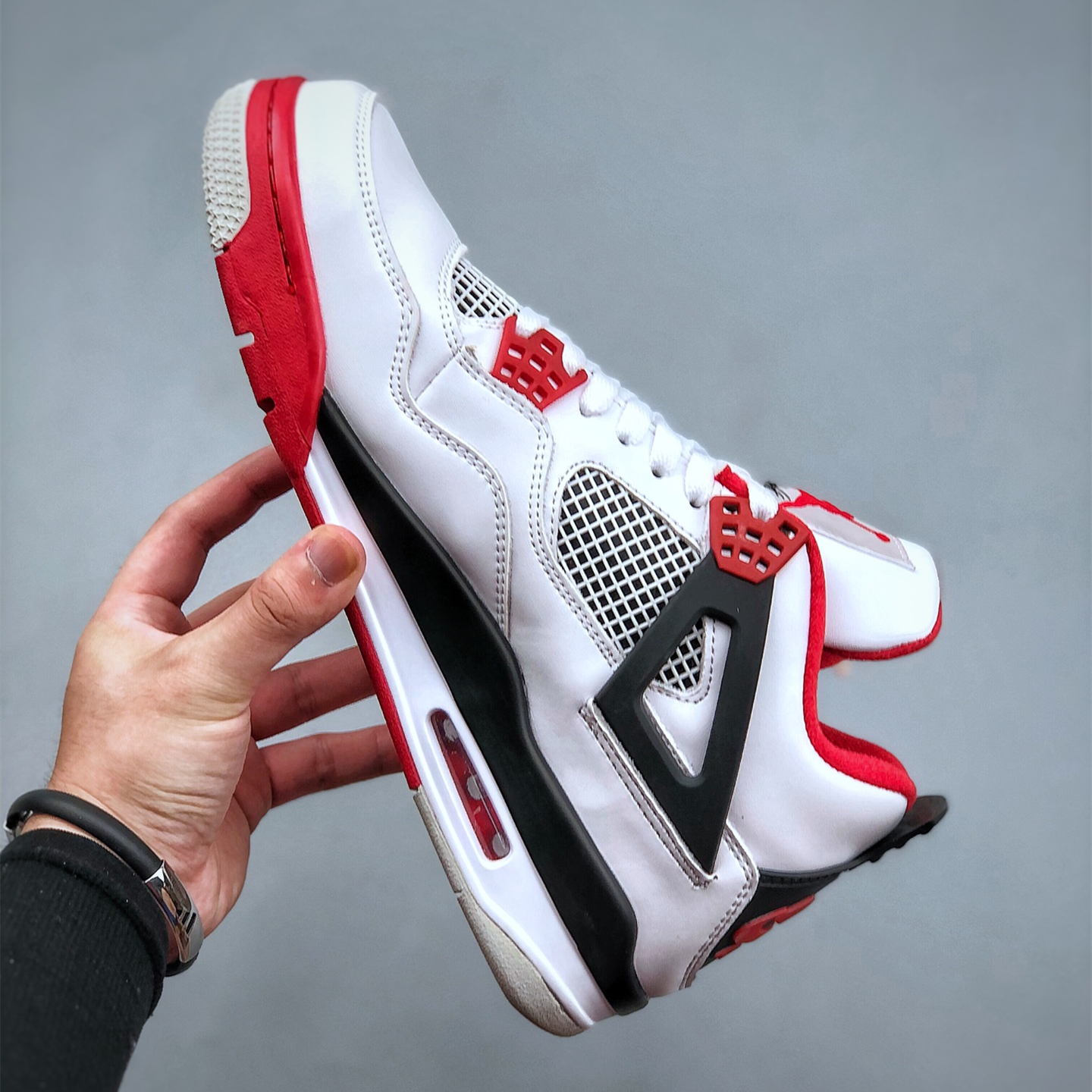 Air Jordan 4 Fire Red Basketball Shoes Size：EU36-EU47