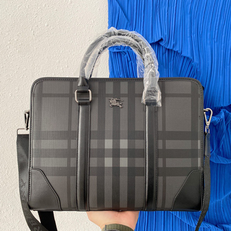 Men's Briefcase Plaid Bag Size 37 * 29cm