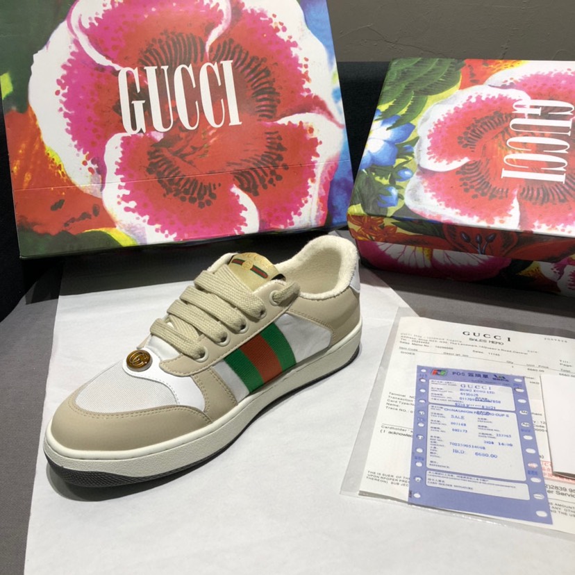 Screener Leather Sneakers Size:EU34-EU44