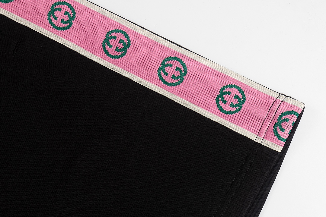 2022ss Men's Black Shorts