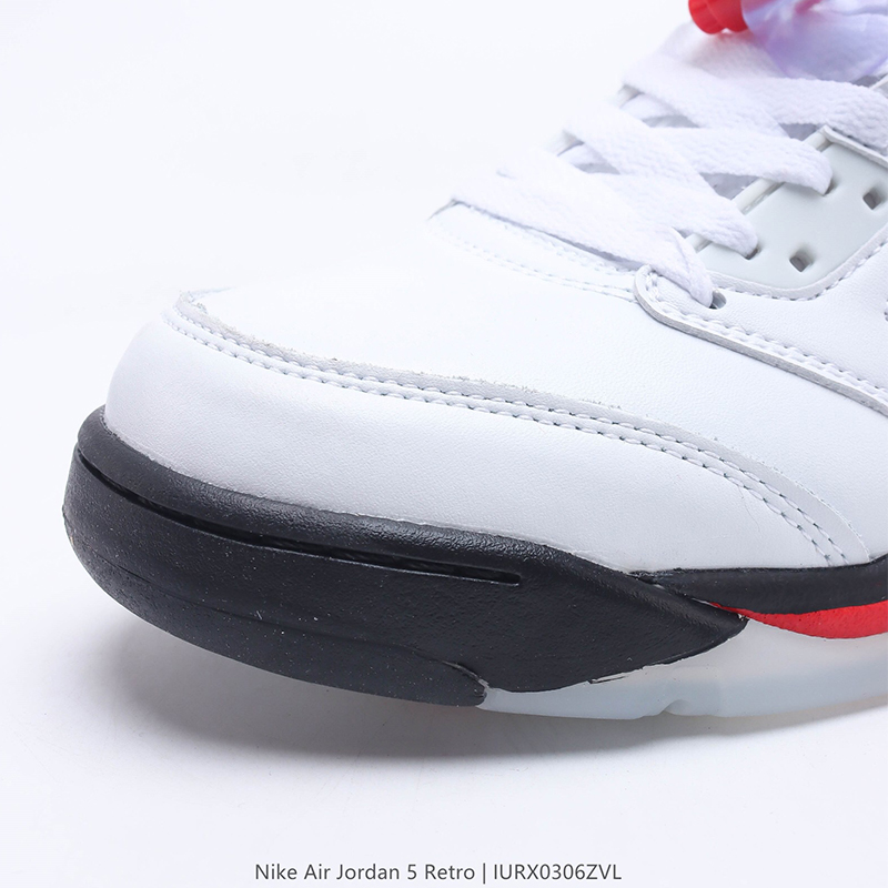 air jordan aj5 retro“fire red” Sport casual shoes Size:EU36-EU47