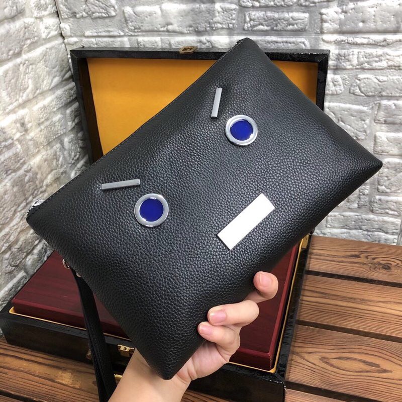 Double Eye Men's Wallet Handbag Size 28*19*3 cm
