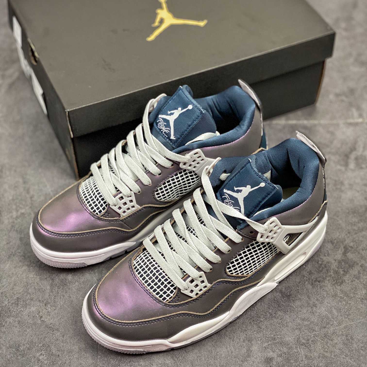 Air Jordan 4 “Monsoon Blue” Basketball Shoes Size:EU36-EU46