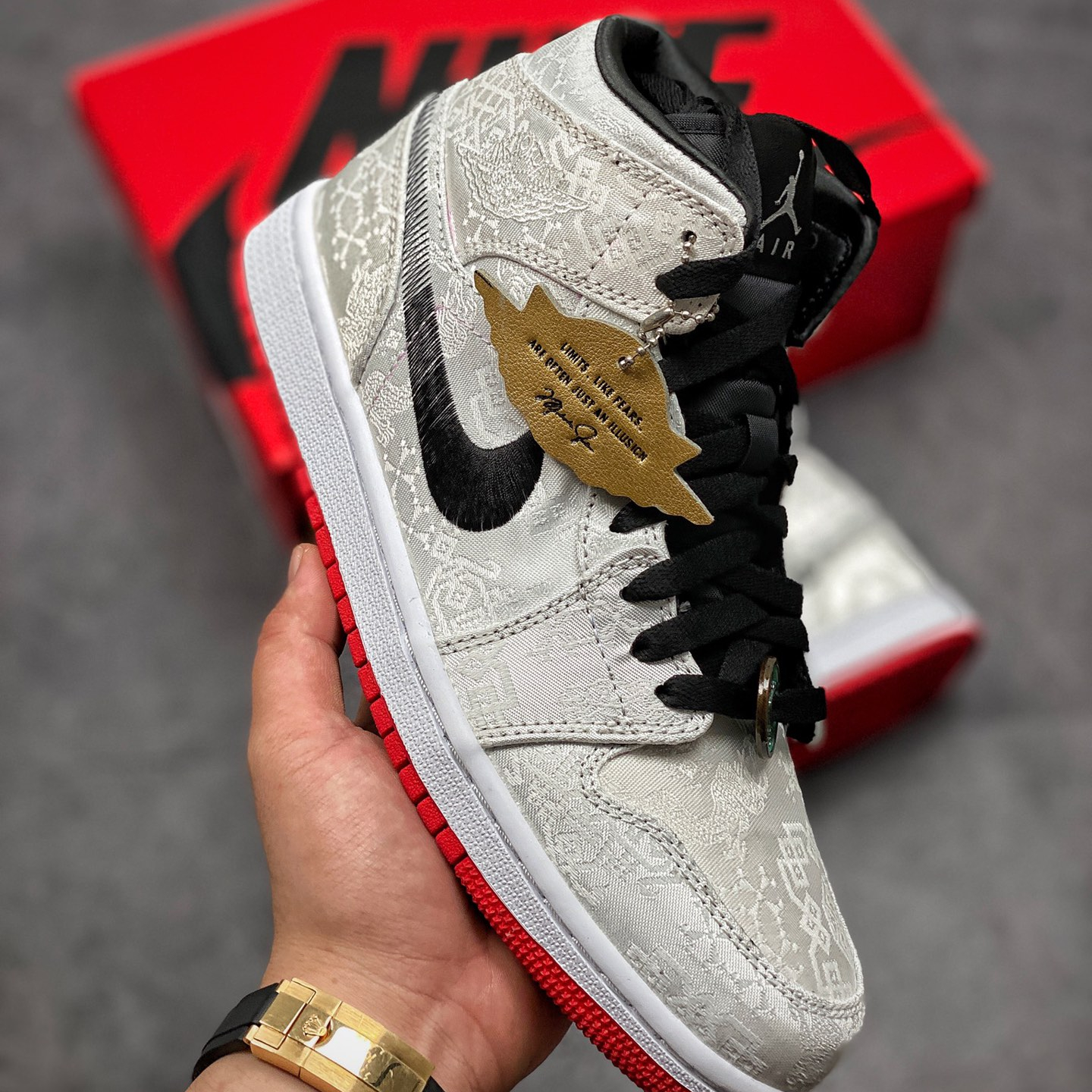 Air Jordan 1 Mid Leisure Board Shoes EU36-EU47.5/ US4-US13