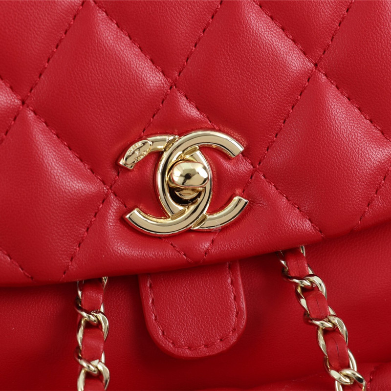 2022 Early Spring New Duma Double Shoulder Cowhide Small Backpack Size 18*18*12 cm