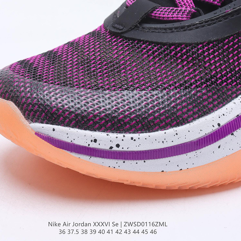 air jordan xxxvi pf cr white gold aj36 zoom air Sport casual shoes Size:EU40-EU46