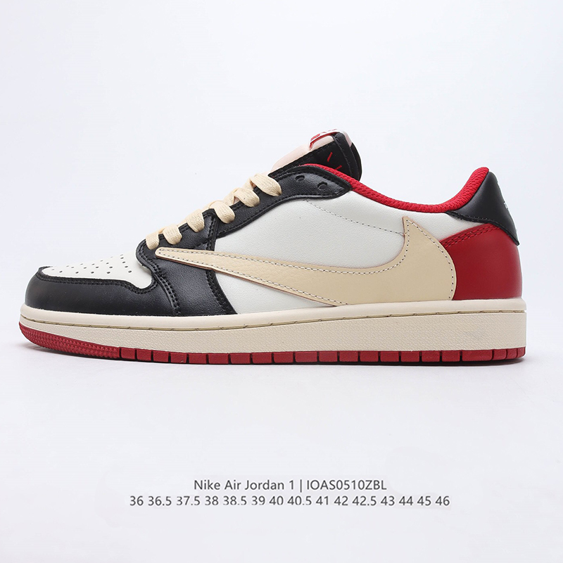 Travis scott x air jordan 1 yy retro high og  cuctus jack  aj1 casual shoes Size:EU36-EU45