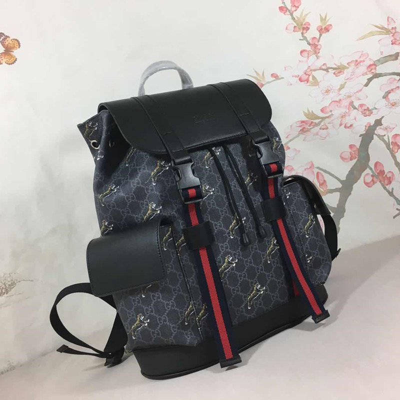 Men's  Cowhide Backpack   Shoulder Bag   Size 34*46*15 cm