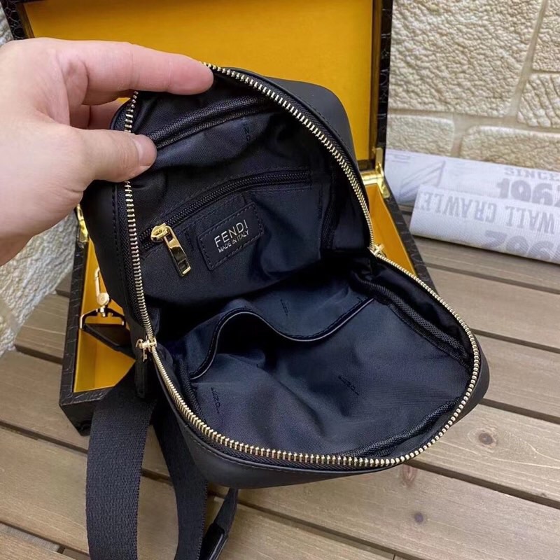 Little Monster Rectangular Backpack Men's Crossbody Chest Bag Size 30*17*6 cm