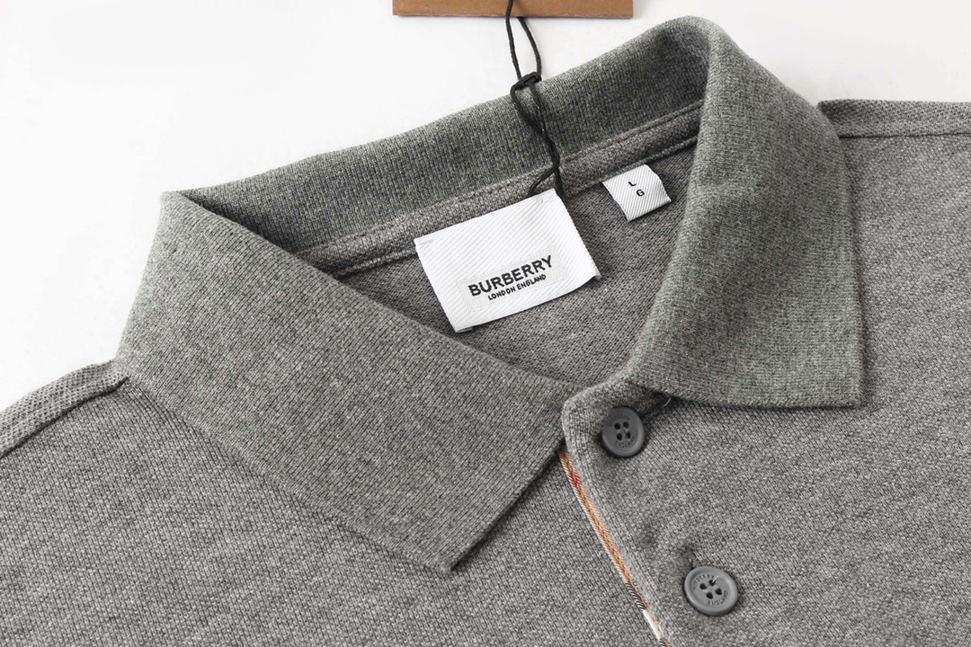 2022ss Men's Polo Grey Shirt